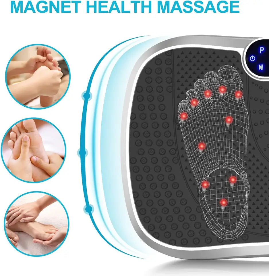 Vibration Plate Exercise Machine Whole Body Workout Power Vibrate Fitness Platform Vibrating Machine